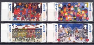 Guernsey 1995 Yvert #692/99 Christmas & UNICEF MNH-VF - Picture 1 of 1