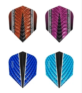 Harrows Retina X Dart Flights No 2 Standard Shape Plain Colours 1-10 Sets Tough - Picture 1 of 1