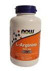 Now Foods L-Arginine 500 mg Amino Acid Dietary Supplement, 250 Capsules Exp 6/26