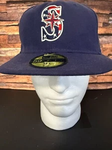 New Era 59Fifty Size 7 1/4 Seattle Mariners 4th of July Collection Fitted Hat Ca - Picture 1 of 8