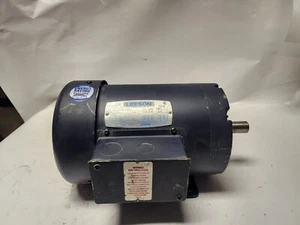 Leeson Cat No. 120088.00 2 HP 3 Ph. 3450 RPM Motor F145T 7/8" shaft {005} - Picture 1 of 10