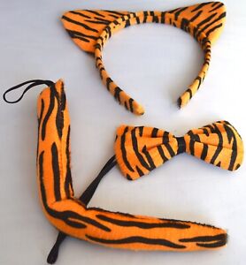 NEW Tiger dress up set ears/ tail Adult childrens party hen do stag fancy dress