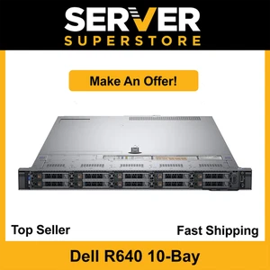 Dell PowerEdge R640 Server | 2x Gold 5122 -3.6GHz | H730P | 64GB RAM | 1TB SSD - Picture 1 of 9