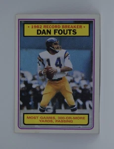 Dan Fouts 1983 Topps NFL #3 - Picture 1 of 2