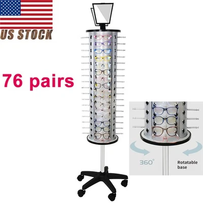 Sunglasses Display Stand, 360° Rotating Glasses Display Stand Eyewear Display - Image 1 of 4