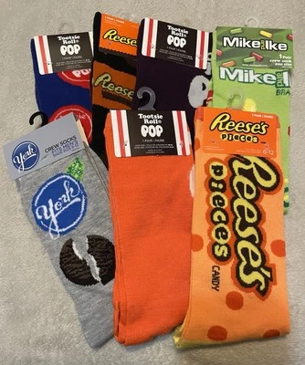 全新 批量 新奇 男女通用 糖果主题袜 (5) 尺寸 6-12-(2) 大尺寸  — 第 1/4 张图片