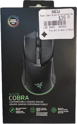 Razer Cobra Customizable Gaming Mouse (Wired)  **BRAND NEW IN BOX!** - Image 1 of 4