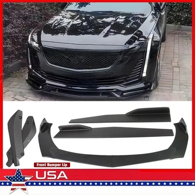 Kit de carrocería de parachoques delantero de fibra de carbono para Cadillac XT4 XT5 XT6 2020-2024 Foto 1 de 4
