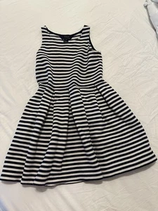 Polo By Ralph Lauren girls blue and white stripe sleeveless dress - kids size L - Picture 1 of 3