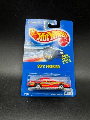 Tarjeta azul vintage Hot Wheels #256 rosa años 80 Firebird C1 Foto 1 de 3