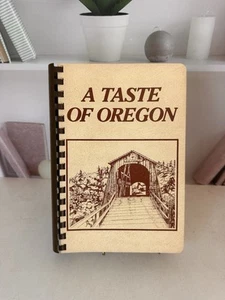 Vintage A TASTE OF OREGON huge Junior League spiral bound Cookbook 1994 recipes - Picture 1 of 5