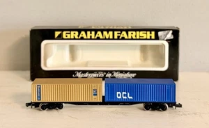 Graham Farish Spur N Container Wagon Freightliner Bogie Flats Boxed *Lot 1* - Bild 1 von 2