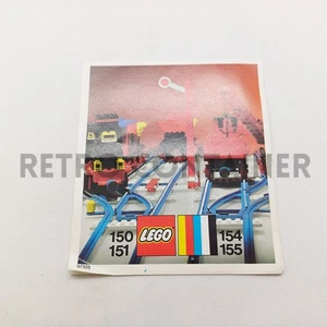 Lego Vintage Instructions Instructions Set 150 151 154 155 - Train Tracks - Picture 1 of 1
