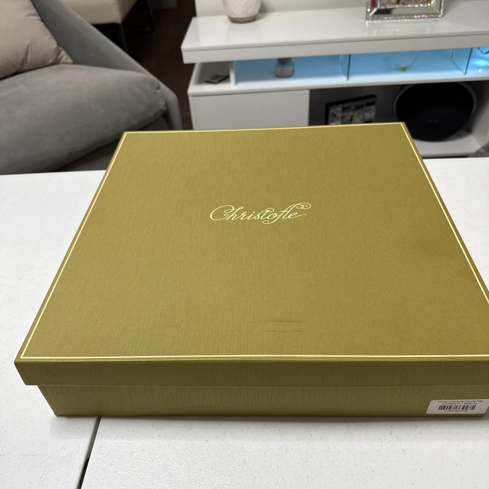 CHRISTOFLE 16.5x16.5x3.75 CM EMPTY BOX RECTANGULAR TRAY - Image 1 of 4