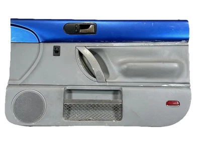 1C1 867 010 VW 98-10 Volkswagen OEM Beetle Blue/Gray Passenger Door Panel - Image 1 of 4
