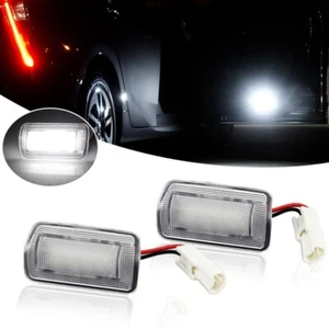 2x White Full LED Side Door Courtesy Lights For 08-20 Toyota Highlander/Sequoia - Picture 1 of 13