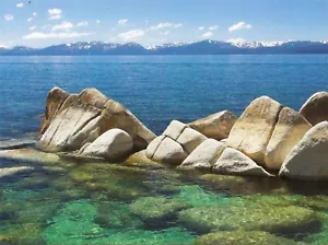 Postcard Nevada Lake Tahoe East Shore Rocks Unused MINT - Picture 1 of 1