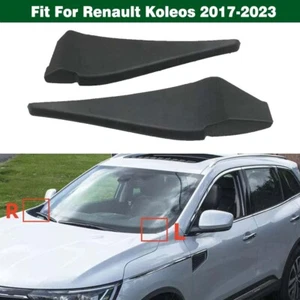 Pair LHD Front Windshield Wiper Side Deflector Cover For Renault Koleos 2017-23 - Foto 1 di 15