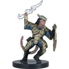 Male Tiefling Warlord #4/18 PHB Heroes Series 1 D&D Miniatures no card