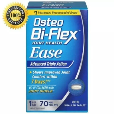 Osteo Bi Flex FACILIDAD Triple ESCUDO ARTICULAR Fuerza 70 Comprimidos Glucosamina Foto 1 de 4