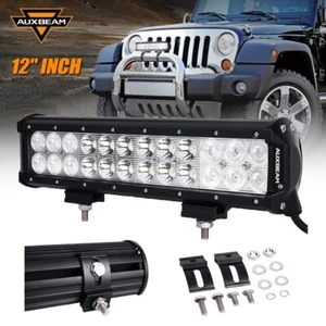 AUXBEAM 12inch 72W Led Work Light Bar Spot Flood Combo For 2021-2024 Ford Bronco - Picture 1 of 12
