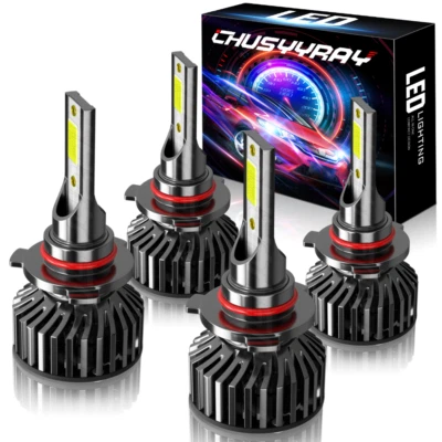 Kit de lâmpadas de farol alto baixo para Saturn SL SL1 SL2 base sedã 1991-2002 LED - Imagem 1 de 4