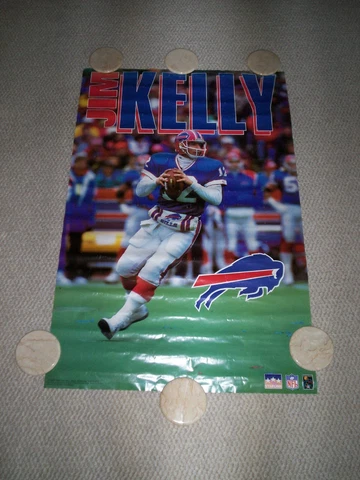 BUFFALO BILLS JIM KELLY POSTER FROM 1992 Cover