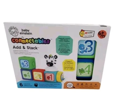 Baby Einstein Connectables Dive and Soar Magnetic Activity Blocks Baby Toy 6mos+ - Image 1 of 4