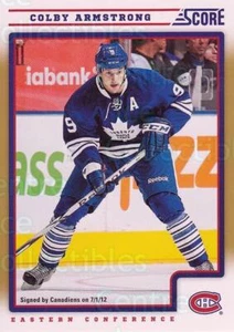 2012-13 Score Gold #263 Colby Armstrong - Picture 1 of 1