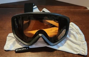 SCOTT Adult Snow Goggles Snowboard Skiing Black Bronze Tint Lens 2019-10 110666 - Picture 1 of 5