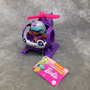 Helicóptero Barbie Little People Vehículo - Púrpura y Rosa Leer Descripción - Imagen 1 de 8