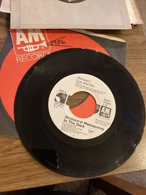 orchestral manoeuvres in the dark (Forever) Live and Die 7" 1986 A&M 2872 Promo - Image 1 of 2