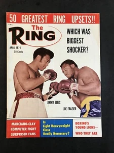 The Ring Boxing Magazine April 1970  Jimmy Ellis and Joe Frasier - Picture 1 of 2