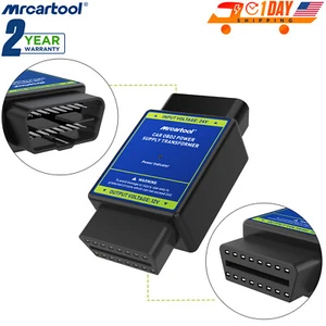 OBD2 24V to 12V Step Down Converter OBDII Power Adapter Plug 16Pin Power Supply - Imagen 1 de 14