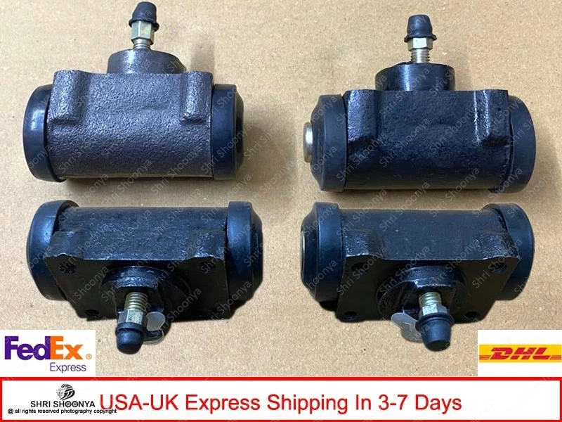 Wheel Cylinder Assembly Set Front 1-1/8"+Rear 7/8" Mahindra Jeeps - Image 1 of 3