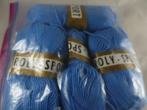 Unger Roly Poly Sport Yarn 4 50 Gram Skeins 4749 891 made in Belgium Acrylic - Picture 1 of 4