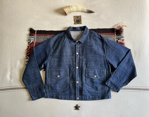 Chaqueta Levis LVC Ribete Japonés 1879 Blusa Plisada Tipo 2 Camionero L-XL LNUEVA SIN ETIQUETAS - Imagen 1 de 23