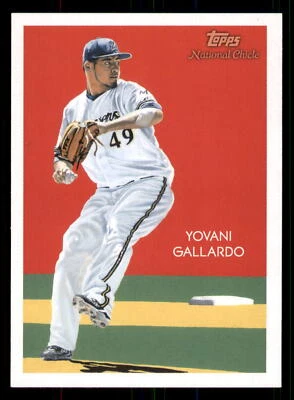 Yovani Gallardo 2010 Topps National Chicle #121 National Chicle Back Brewers - Image 1 of 2
