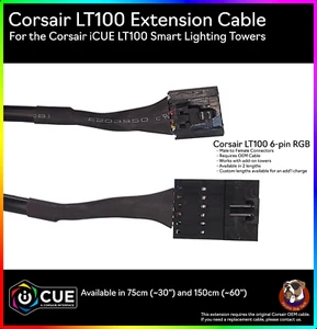 Cable de extensión Corsair LT100 - Imagen 1 de 2