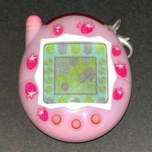 Tamagotchi Plus Celebration Keitai Kai-Tu Strawberry Milk Pink Color BANDAI 2005 - Picture 1 of 2