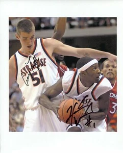 HAKIM WARRICK+CRAIG FORTH HAND SIGNED 8x10 COLOR PHOTO+COA SYRACUSE ORANGE - Picture 1 of 1