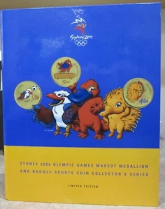 2000 Australia Sydney Olympics 28 Coin & 28 Medallion Set #MH2210-16 UNC - Picture 1 of 8
