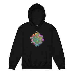 Teenage Mutant Ninja Turtles Kids Hoodie | TMNT Youth Heavy Blend Hoodie - Picture 1 of 4