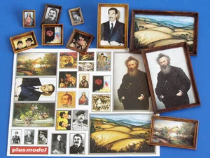 Plus Model 166 - 1:35 Resin Kit Framed Pictures and Reproductions - Picture 1 of 1