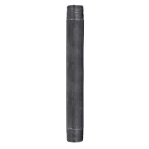 BK Products 584-080AH verzinkter schwarzer Stahlnippel 3/4 MPT x 8 Zoll - Bild 1 von 1