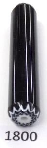 LANGE schwarze venezianische Moretti afrikanischer Handelsperle Howard Kollektion #1800 Bg 67 - Bild 1 von 2