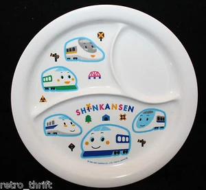 Sanrio Japan Skater Shinkansen Melamine Ware Children Child Divided Plate 21cm - Picture 1 of 11