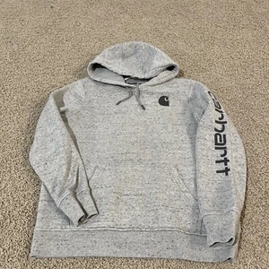 Carhartt Relaxed Fit Damen Midweight Logo Pullover Graphic Hoodie Gr. L 21x27" - Bild 1 von 9