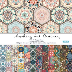 12x Hexagonal Floral Tileles Paper Pad Scrapbooking Card Making Junk Journal Diary - Imagen 1 de 9