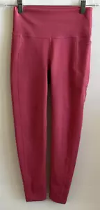 Sweaty Betty Super Sculpt 7/8 Workout Leggings Women's Size XS Pink Fast Ship - Picture 1 of 8